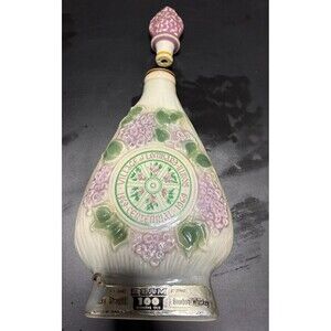 Jim Beam 1969 Lombard Illinois Centennial "Lilac Village" Decanter Bottle